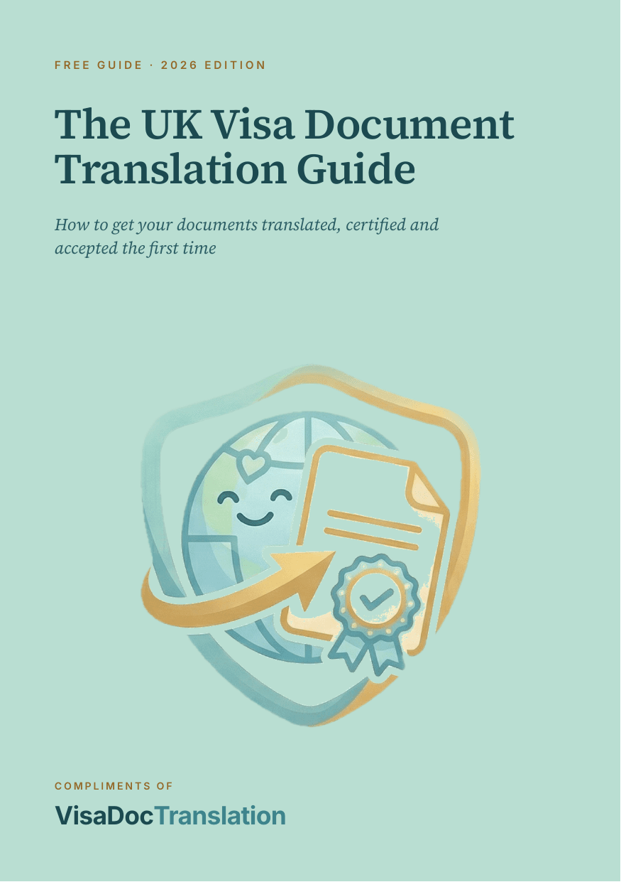 The UK Visa Document Translation Guide: 2026 edition cover